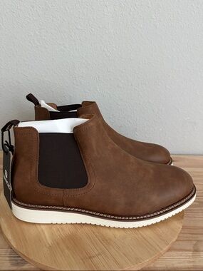 Vance Co Mens Salter Flat Heel Chelsea Boots